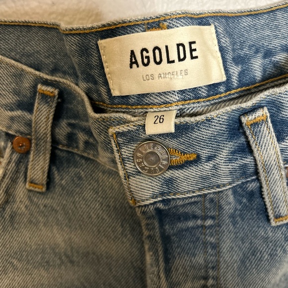 Agolde Parker Vintage Cut-off  denim shorts size 26 - Picture 9 of 9